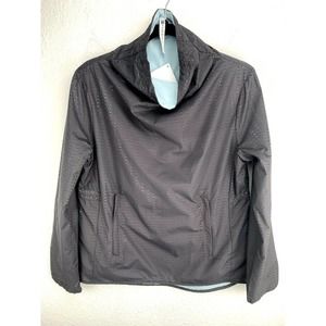 Fabletics Liora Pullover Mock Neck Long Sleeve Size XXS Gray Dot New